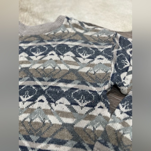 Vintage Northwest Territory 90’s Wool Grandpa Chunky Knit Sweater XL Men’s - Picture 2 of 4